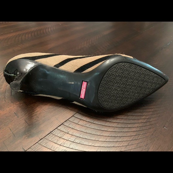 Black and white Animal print high heeled shoes - Picture 5 of 6